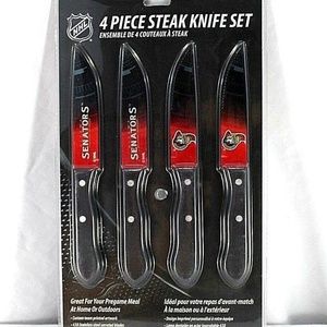 NHL 4 Piece Steak Stainless Steel Knife Set Ottawa